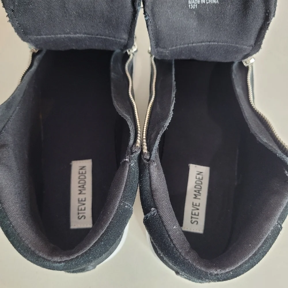 Steve Madden Gryphon Suede Leather Platform Sneaker - 8.5